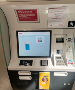 SNCF Grandes Lignes Ticket Machine