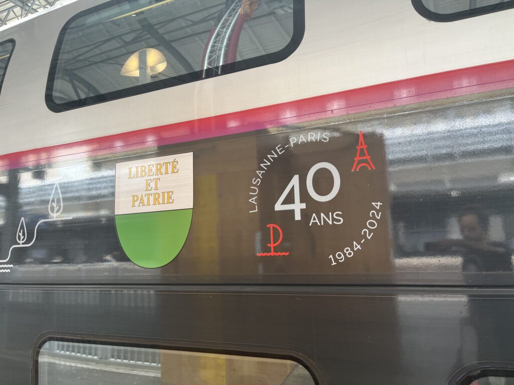 Side of a train with a 